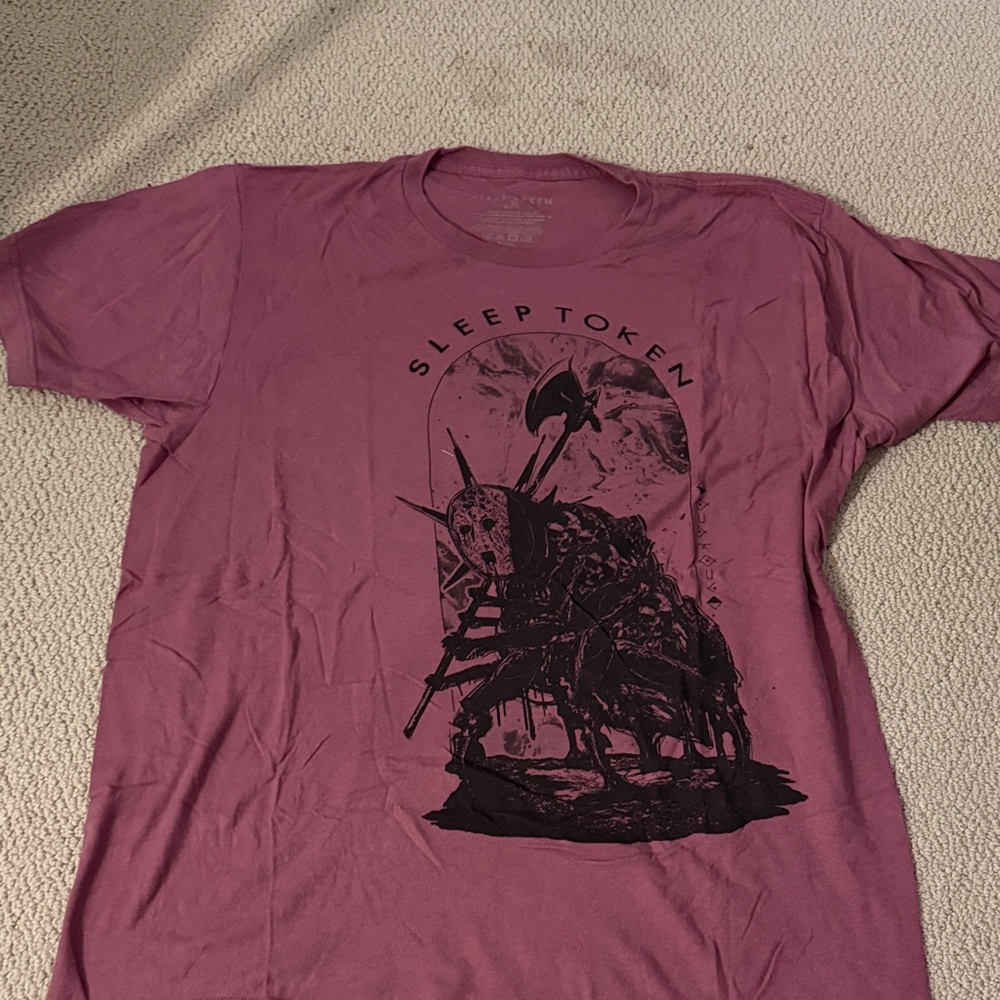 Men's Plum Sleep Token Graphic T-Shirt